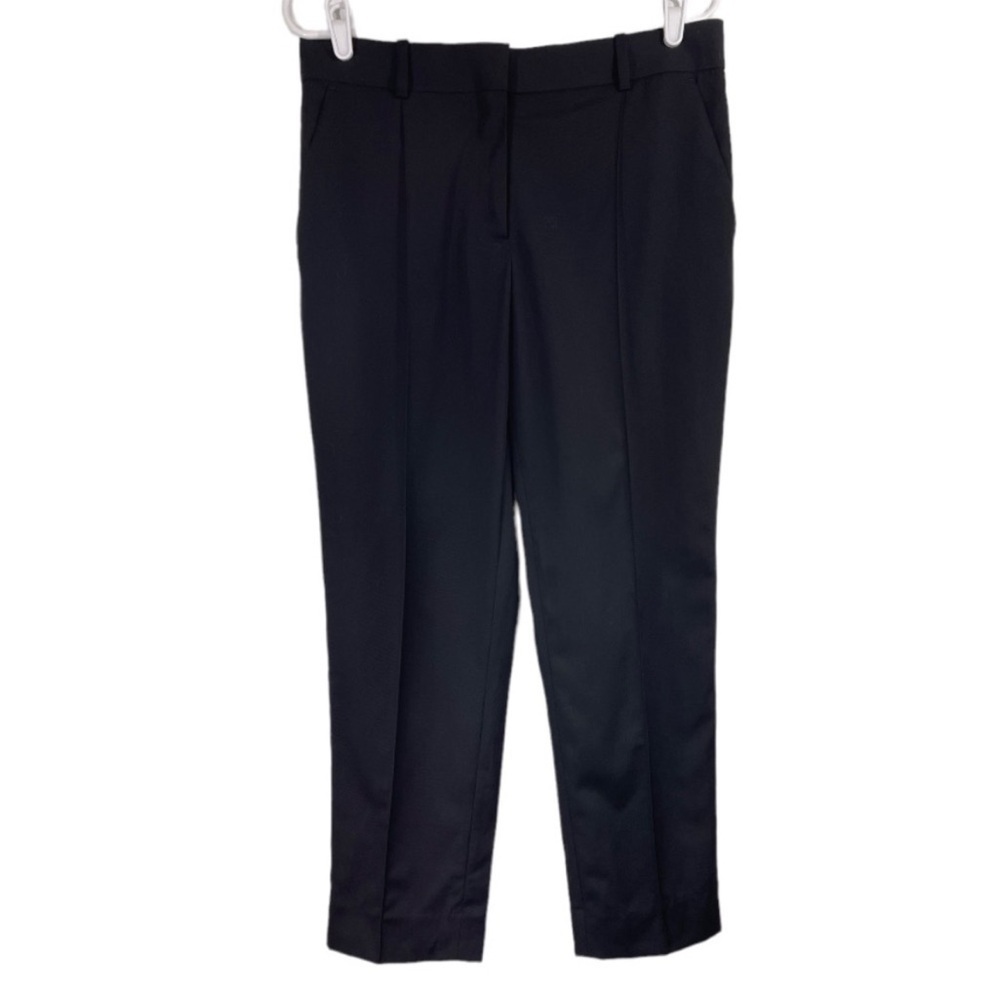 Everlane Women’s 100% wool Black Trouser Dress Pants size 2 career workwear